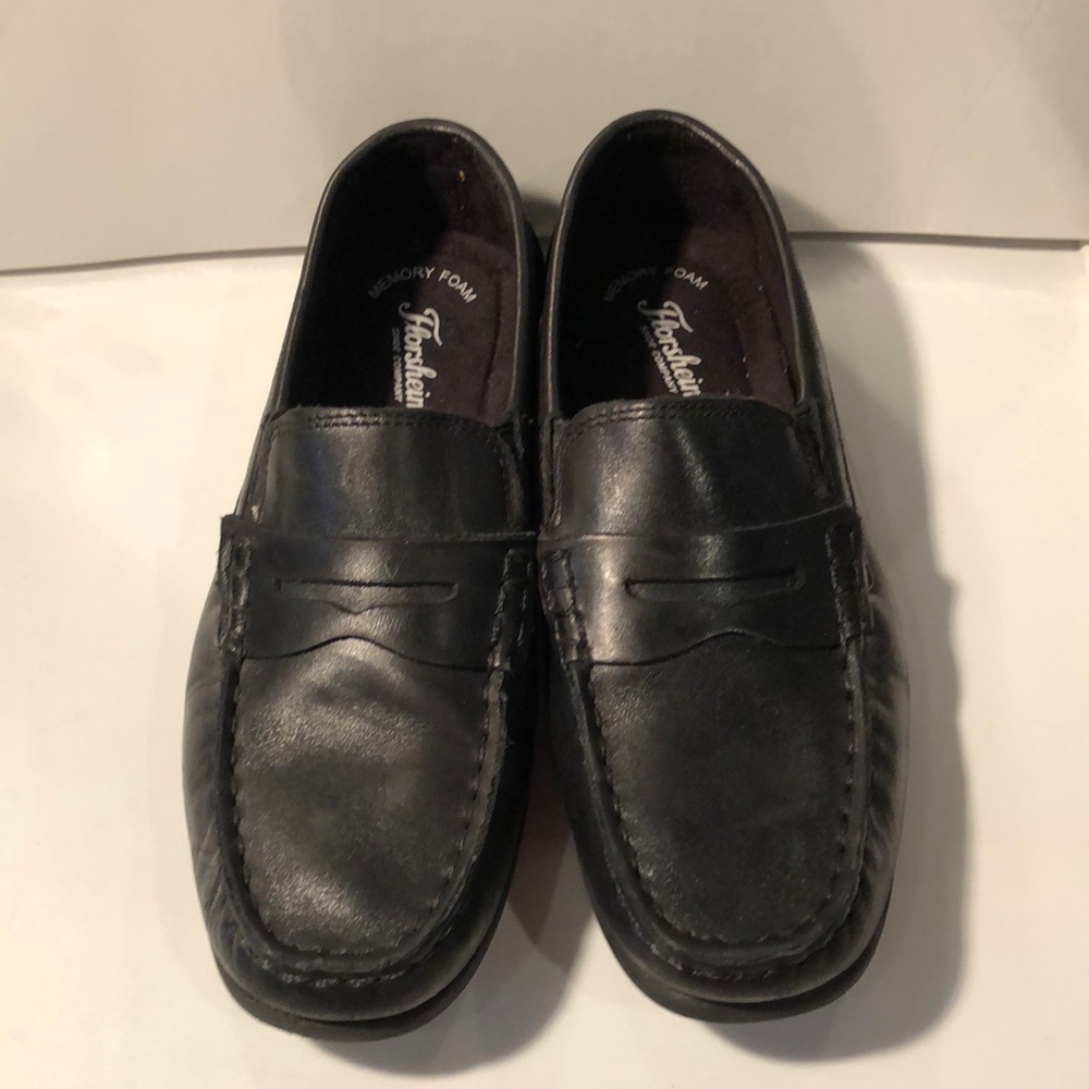 Black loafers for big boys size 5.5M by Florsheim